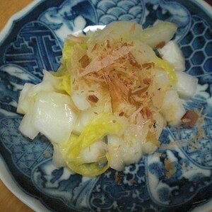 白菜の、かつお梅こんぶ茶和え